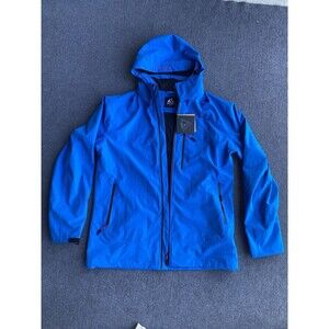 Apricoat Men's Jacket in Light Blue with Removable Hood Size 3XL
